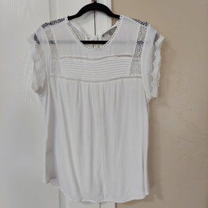 Daniel Rainn Stitchfix White Becru Lace Size XL